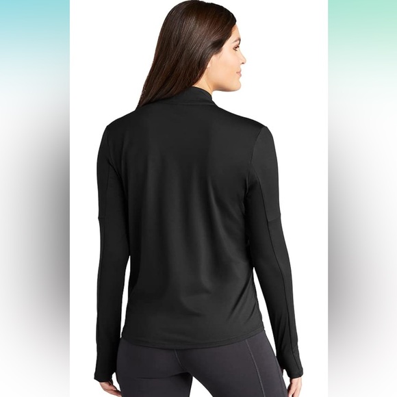 NWT NIKE DRI-FIT Women's UV Protection 1/4-Zip Running Top - Picture 2 of 4
